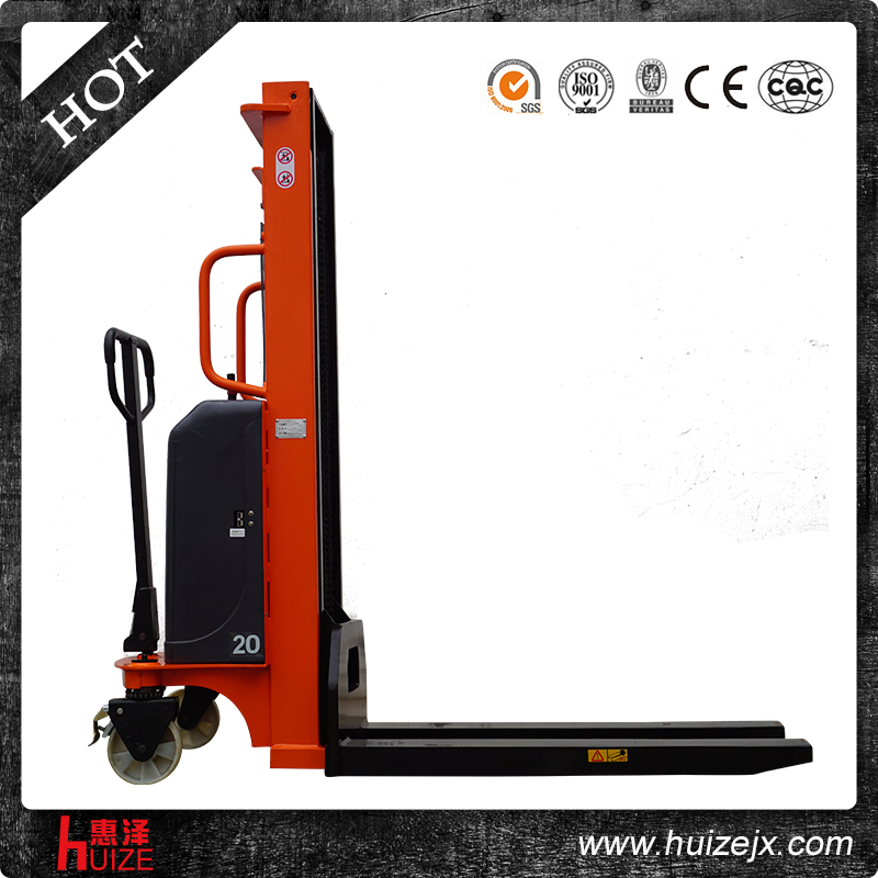 單門(mén)架半電動(dòng)堆高車 單門(mén)架半電動(dòng)堆高車