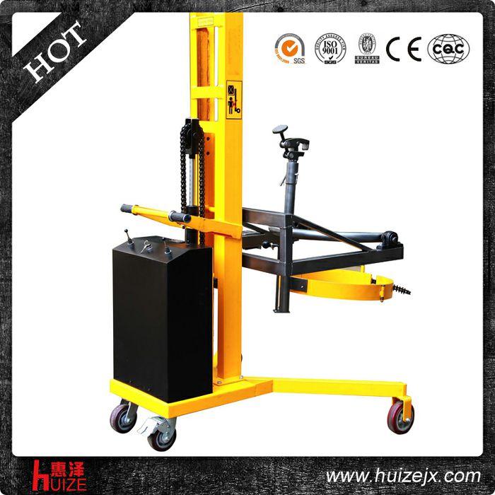 半電動油桶車（直角腿，夾鐵桶翻轉(zhuǎn)）2