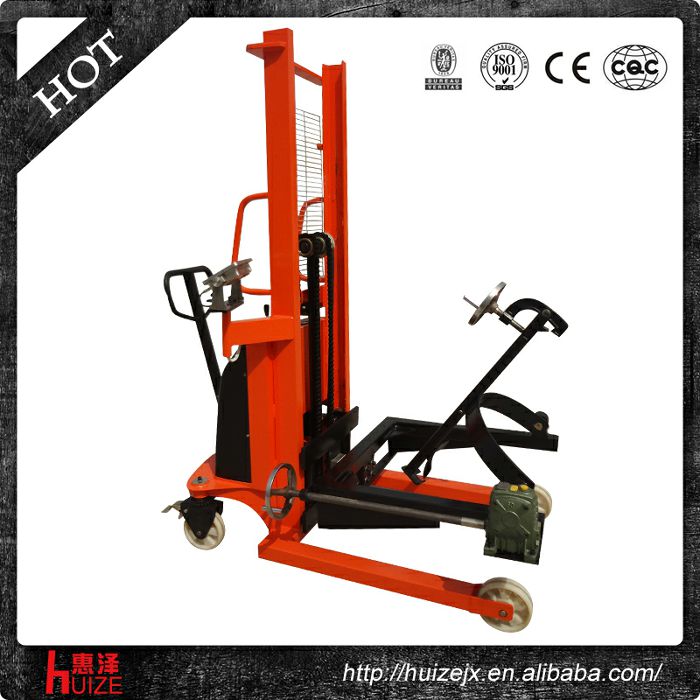 半電動稱重油桶車（夾鐵桶，手搖翻轉(zhuǎn)）